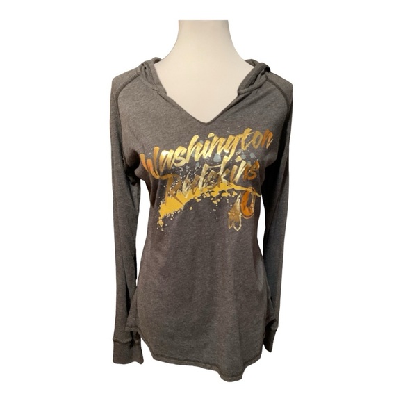 NFL Juniors Collection Washington Redskins Hooded Top Ladies Size XL NWT - Picture 1 of 6
